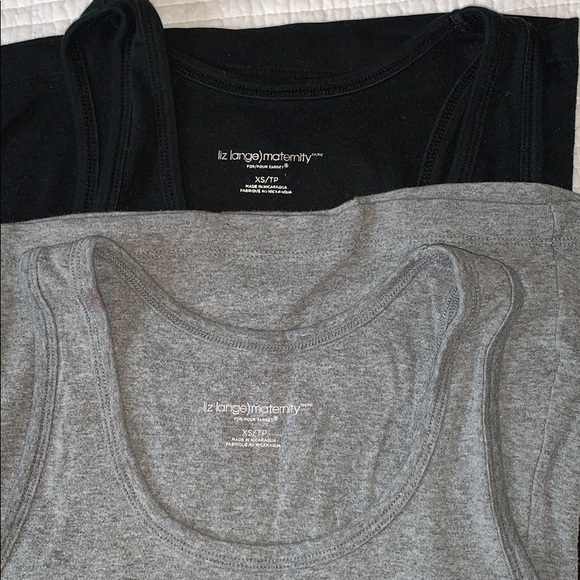 Two Liz Lange maternity tank tops XS - Picture 1 of 4